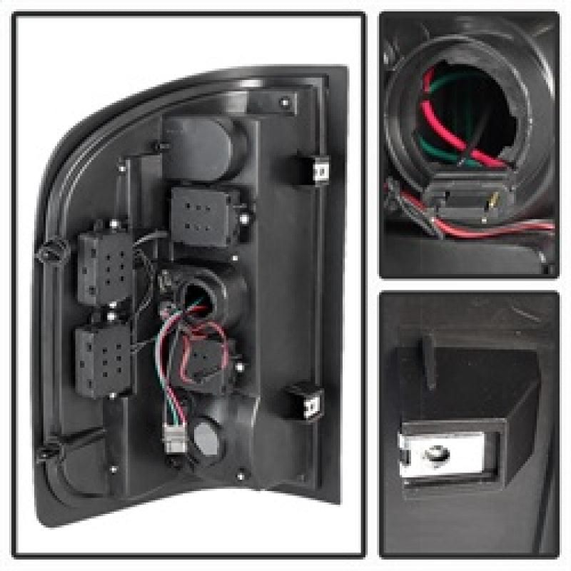 SPYDER 5077493 - SPY5077493 - xTune Chevy Silverado 07-13 LED Tail Lights Black Smoke ALT-JH-CS07-LED-BKSM - Shipped in Europe - Tuningsupply.com