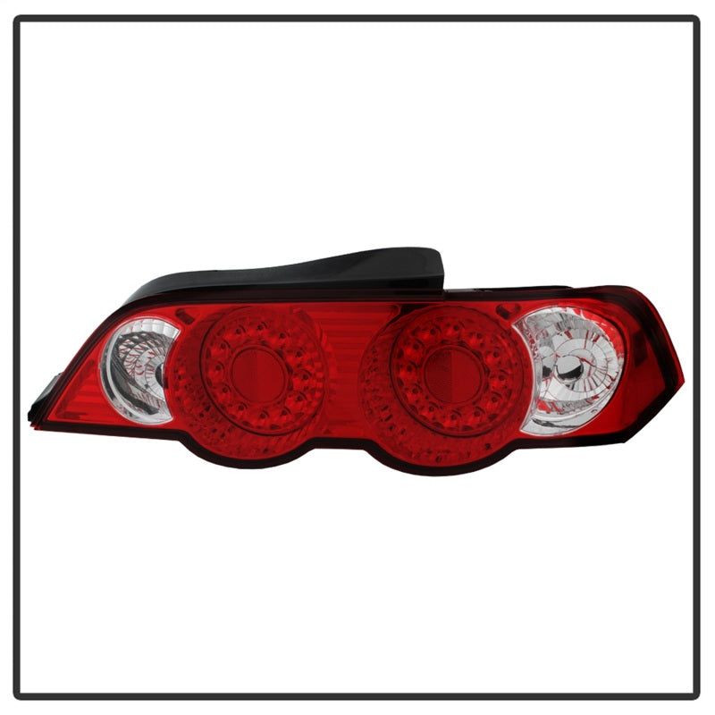 SPYDER 5000385 - SPY5000385 - Spyder Acura RSX 02-04 LED Tail Lights Red Clear ALT-YD-ARSX02-LED-RC - Shipped in Europe - Tuningsupply.com