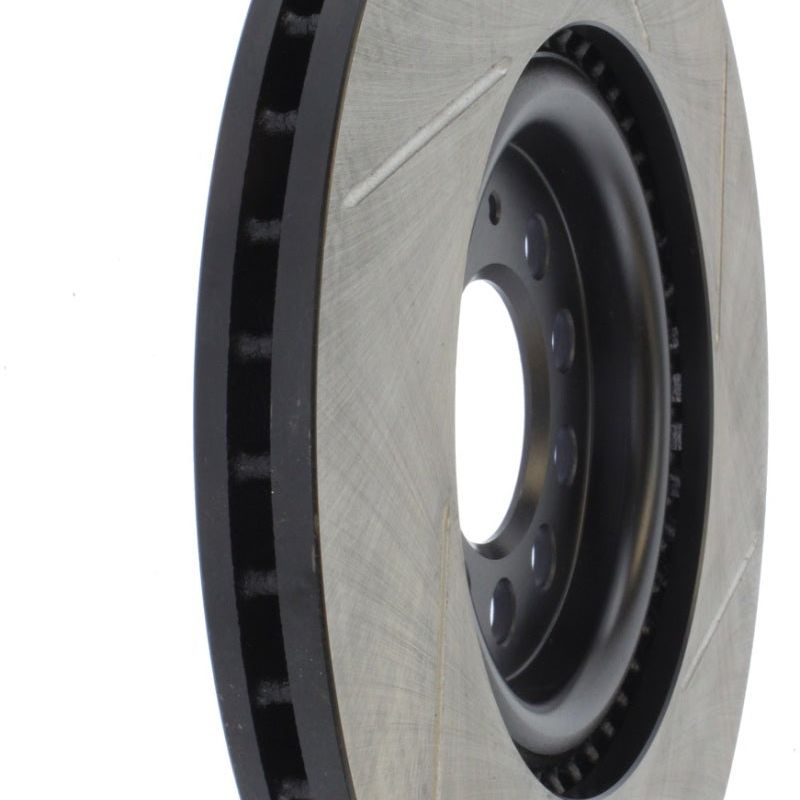 Stoptech 126.33062SR - STO126.33062SR - StopTech Power Slot 3/99-06 Audi TT/00-06 TT Quattro / 03-05 VW Golf GTi Right Front Slotted Rotor - Shipped in Europe - Tuningsupply.com