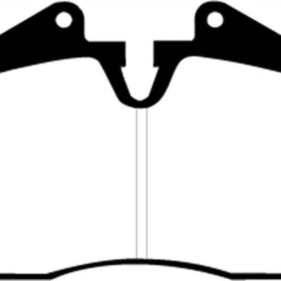 EBC DP3612C - EBCDP3612C - EBC 89-95 Ferrari 348 3.4 Redstuff Front/Rear Brake Pads (Axle Set Only) - Shipped in Europe - Tuningsupply.com