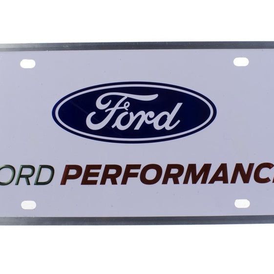 Ford Racing M-1828-FPONE - FRPM-1828-FPONE - Ford Racing Ford Performance License Plate - Single - Shipped in Europe - Tuningsupply.com