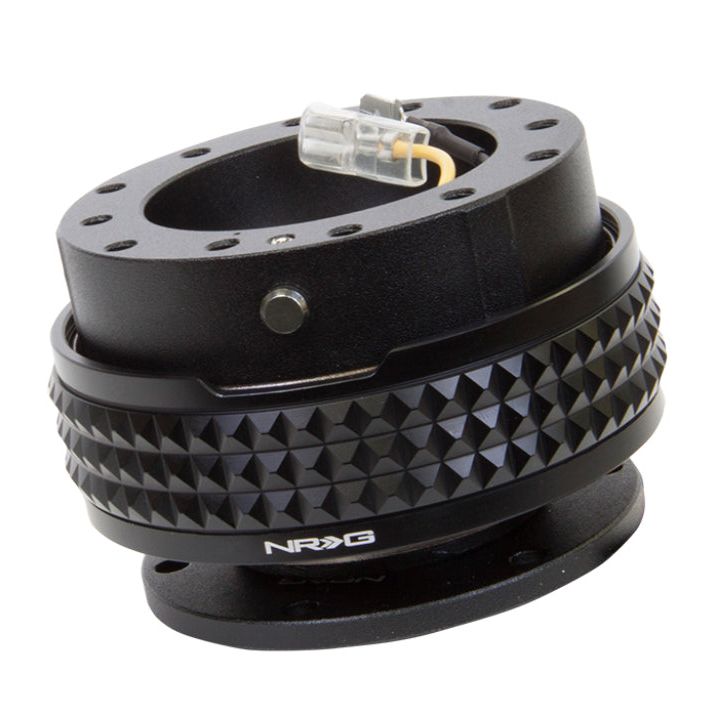 NRG SRK-210BK/BK - NRGSRK-210BK/BK - NRG Quick Release Kit - Pyramid Edition - Black Body / Black Pyramid Ring - Shipped in Europe - Tuningsupply.com
