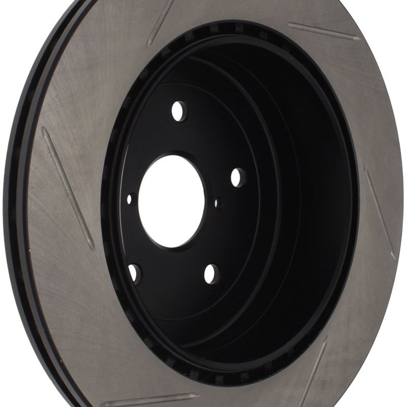 Stoptech 126.47023SL - STO126.47023SL - StopTech Power Slot 05-07 STi Rear Left Slotted Rotor - Shipped in Europe - Tuningsupply.com
