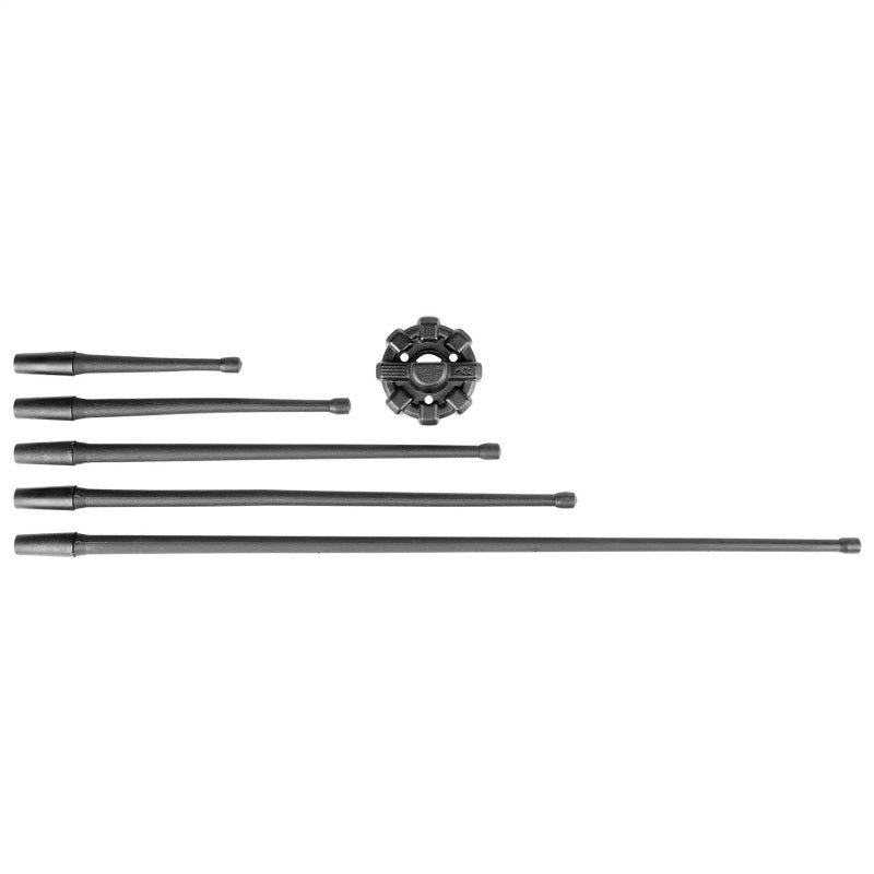 Rugged Ridge 17212.42 - RUG17212.42 - Rugged Ridge 9in Reflex Antenna with Base 07-20 JK/JL/JT - Shipped in Europe - Tuningsupply.com