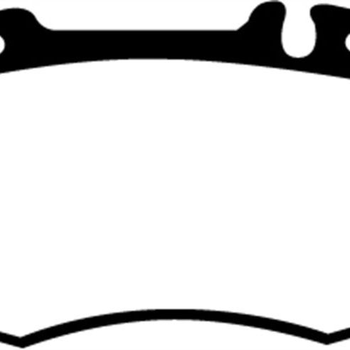 EBC DP31363C - EBCDP31363C - EBC 02-04 Mercedes-Benz C32 AMG (W203) 3.2 Supercharged Redstuff Front Brake Pads - Shipped in Europe - Tuningsupply.com