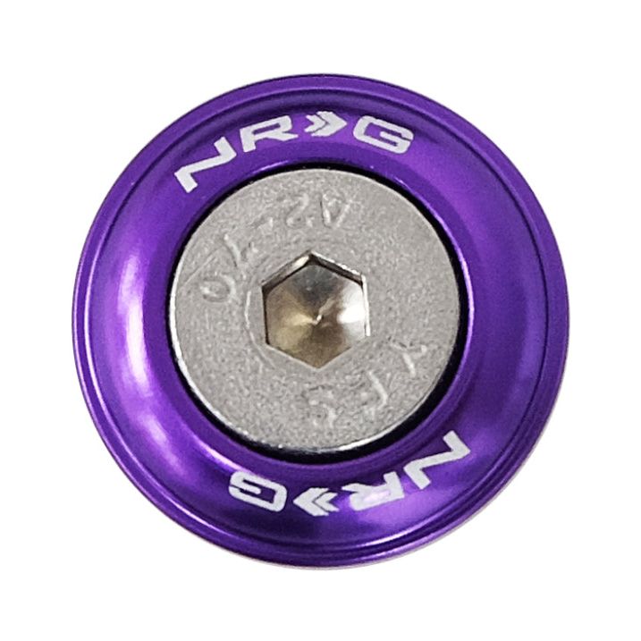 NRG FW-100PP - NRGFW-100PP - NRG Fender Washer Kit w/Rivets For Plastic (Purple) - Set of 10 - Shipped in Europe - Tuningsupply.com