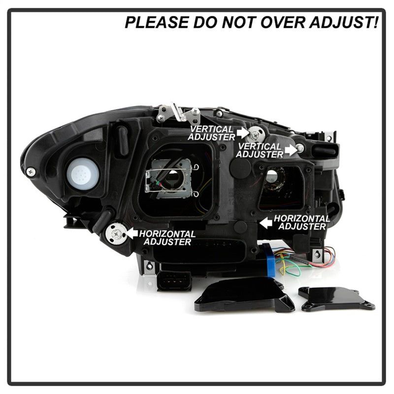 SPYDER 5088208 - SPY5088208 - Spyder BMW 5 Series F10 11-13 Xenon/HID AFS Projector Headlights - Black PRO-YD-BMWF10HIDAFS-SEQ-BK - Shipped in Europe - Tuningsupply.com