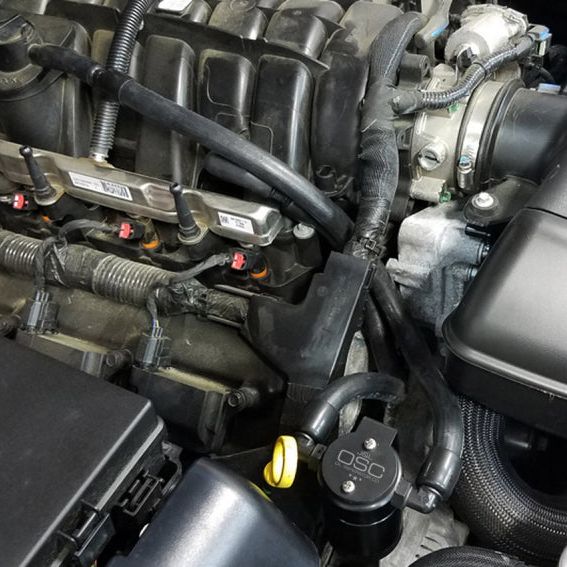 J&L 3066P-B - JLT3066P-B - J&L 11-25 Jeep Grand Cherokee 5.7L Passenger Side Oil Separator 3.0 - Black Anodized - Shipped in Europe - Tuningsupply.com