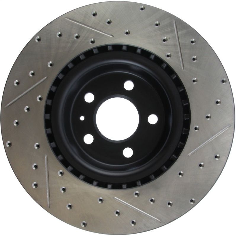Stoptech 127.33138R - STO127.33138R - StopTech Slotted & Drilled Sport Brake Rotor - Shipped in Europe - Tuningsupply.com