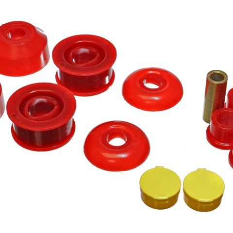 Energy Suspension 8.3120R - ENG8.3120R - Energy Suspension 05-07 Scion tC / 03-06 Toyota Corolla/Matrix Red Front Control Arm Bushing Set - Shipped in Europe - Tuningsupply.com