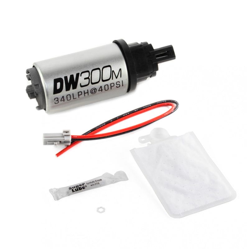 DeatschWerks 9-305-1032 - DWK9-305-1032 - DeatschWerks 340 LPH Ford In-Tank Fuel Pump DW300M Series w/ 99-04 Mustang V6 / V8 Install Kit - Shipped in Europe - Tuningsupply.com