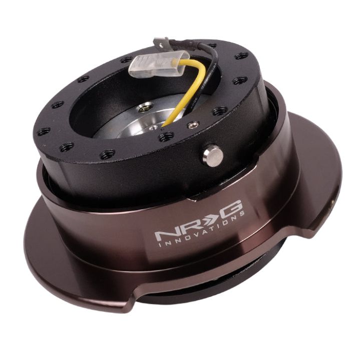 NRG SRK-250BKC - NRGSRK-250BKC - NRG Quick Release Kit Gen 2.5 - Black / Black Chrome Ring - Shipped in Europe - Tuningsupply.com