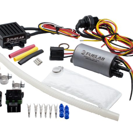 Fuelab 25314 - FLB25314 - Fuelab 253 In-Tank Brushless Fuel Pump Kit w/9mm Barb & 6mm Siphon/72002/74101/Pre-Filter - 500 LPH - Shipped in Europe - Tuningsupply.com
