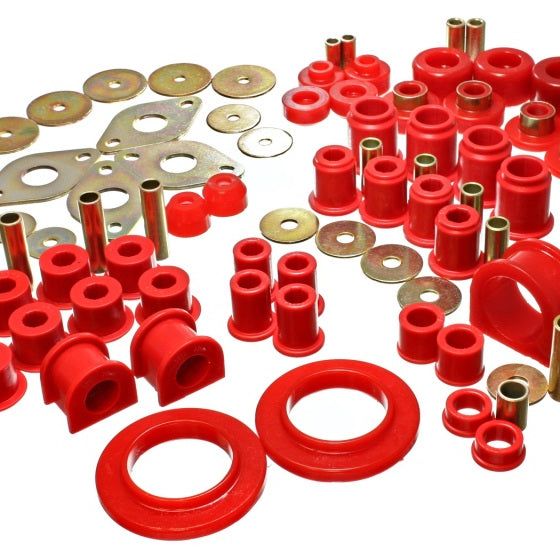 Energy Suspension 8.18107R - ENG8.18107R - Energy Suspension 01-04 Toyota Tacoma Red Hyper-Flex Master Bushing Set - Shipped in Europe - Tuningsupply.com