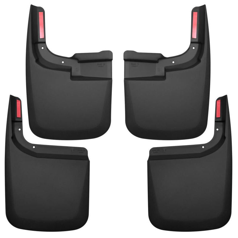 Husky Liners 58466 - HSL58466 - Husky Liners 2017 Ford F-250/F350 Custom-Molded Front and Rear Mud Guards - Shipped in Europe - Tuningsupply.com