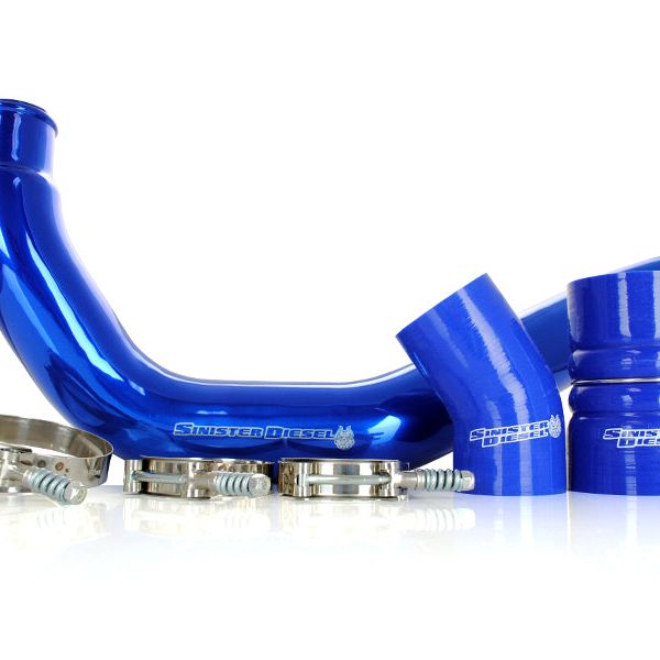 Sinister Diesel SD-INTRPIPE-6.0-HOT - SINSD-INTRPIPE-6.0-HOT - Sinister Diesel 03-07 Ford 6.0L Powerstroke Hot Side Charge Pipe - Shipped in Europe - Tuningsupply.com