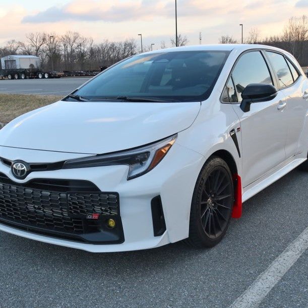 Rally Armor MF89-UR-RD-BLK - RALMF89-UR-RD-BLK - Rally Armor 23-25 Toyota GR Corolla Red UR Mud Flap w/Black Logo - Shipped in Europe - Tuningsupply.com