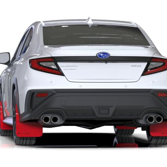 Rally Armor MF92-UR-RD/BLK - RALMF92-UR-RD/BLK - Rally Armor 22-25 Subaru WRX Red UR Mud Flap w/Black Logo - Shipped in Europe - Tuningsupply.com