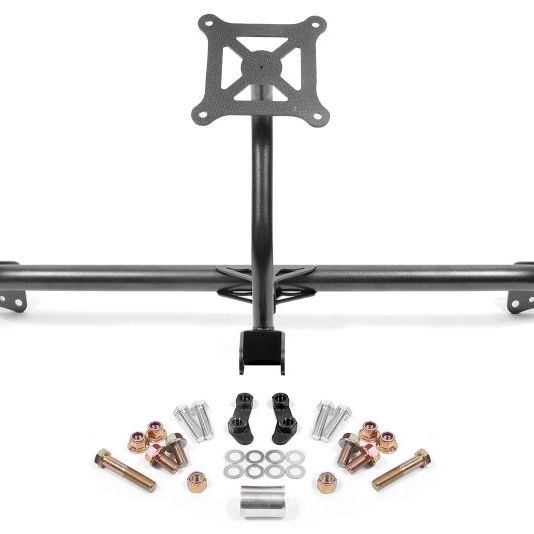 BMR Suspension PM760H - BMRPM760H - BMR 2015-2019 Ford Mustang Bolt-On Parachute Mount - Black Hammertone - Shipped in Europe - Tuningsupply.com