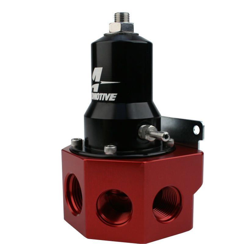 Aeromotive 13133 - AER13133 - Aeromotive Regulator - 30-120 PSI - .500 Valve - 4x AN-08 and AN-10 inlets / AN-10 Bypass - Shipped in Europe - Tuningsupply.com