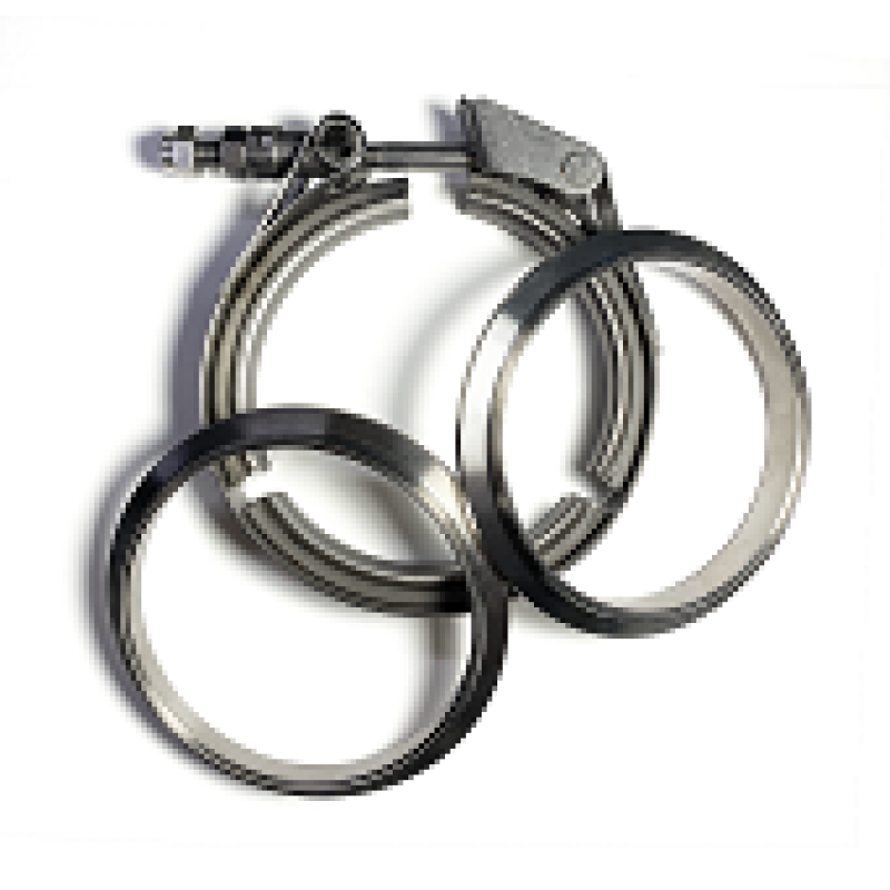 Stainless Bros 603-07610-2002 - STB603-07610-2002 - Stainless Bros 3.0in SS304 V-Band Quick Release Clamp Assembly (2 Flanges/1 Clamp) - Shipped in Europe - Tuningsupply.com