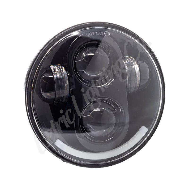 Letric Lighting LLC-LH-5B - LETLLC-LH-5B - Letric Lighting 5.75" LED Black Premium Headlight - Shipped in Europe - Tuningsupply.com
