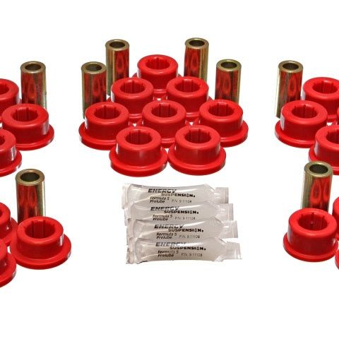 Energy Suspension 8.3127R - ENG8.3127R - Energy Suspension 87-92 Toyota Supra Red Rear Control Arm Bushing Set - Shipped in Europe - Tuningsupply.com