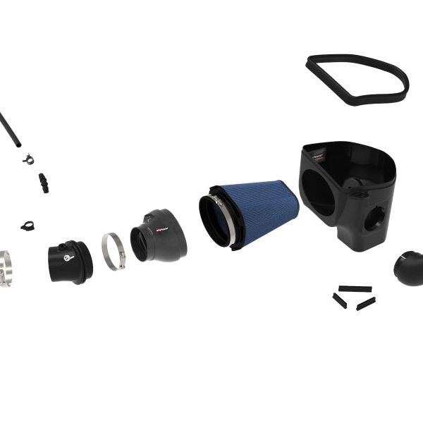 aFe 57-10001R - AFE57-10001R - aFe Magnum Force Stage-2 Track Series Carbon Fiber AIS w/ Pro 5R Media - 18 Dodge Challenger V8-6.2L - Shipped in Europe - Tuningsupply.com