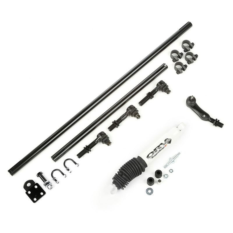Rugged Ridge 18050.88 - RUG18050.88 - Rugged Ridge HD Steering Kit W/ Damper 84-06 Jeep XJ ZJ TJ - Shipped in Europe - Tuningsupply.com