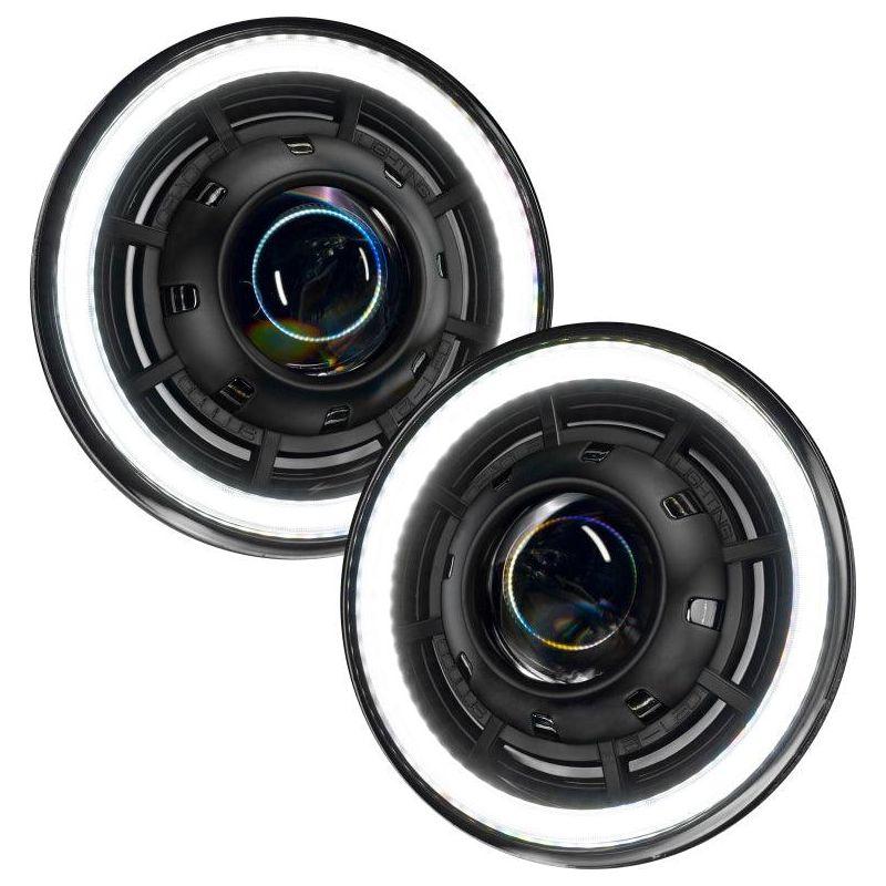 ORACLE Lighting 5876-001 - ORL5876-001 - Oracle Oculus 7in Bi-LED Projector Headlights for Jeep Wrangler JK - 6000K - Shipped in Europe - Tuningsupply.com