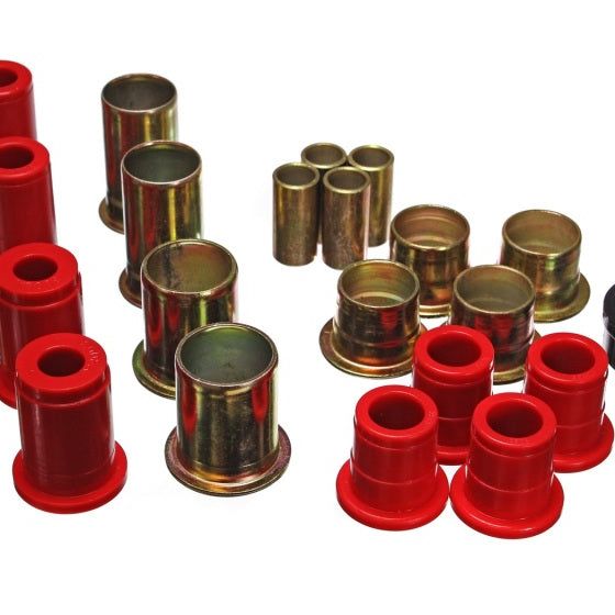 Energy Suspension 3.3162R - ENG3.3162R - Energy Suspension 82-04 Ford Blazer/S10/S15 PickUp 2WD Red Front Control Arm Bushing Set - Shipped in Europe - Tuningsupply.com