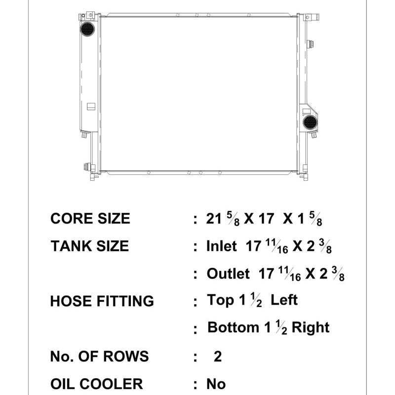 CSF 3054 - CSF3054 - CSF 93-99 BMW M3 (E36) / 92-95 BMW 320i / 92-98 BMW 323 / 92-98 BMW 325 / 94-98 BMW 328 Radiator - Shipped in Europe - Tuningsupply.com