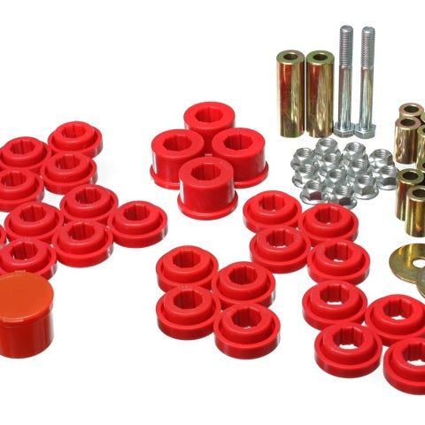 Energy Suspension 5.3141R - ENG5.3141R - Energy Suspension Chrysler/Dodge Red Rear End Control Arm Bushing Set - Shipped in Europe - Tuningsupply.com
