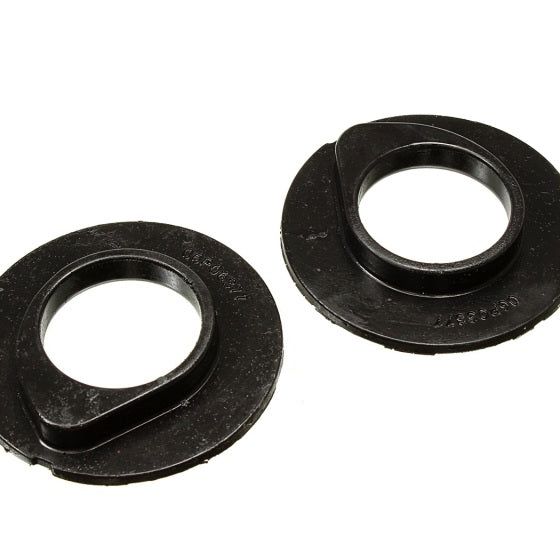 Energy Suspension 4.9108G - ENG4.9108G - Energy Suspension 90-96 Ford F-150/Ford Bronco Front Coil Spring Isolator Set - Black - Shipped in Europe - Tuningsupply.com
