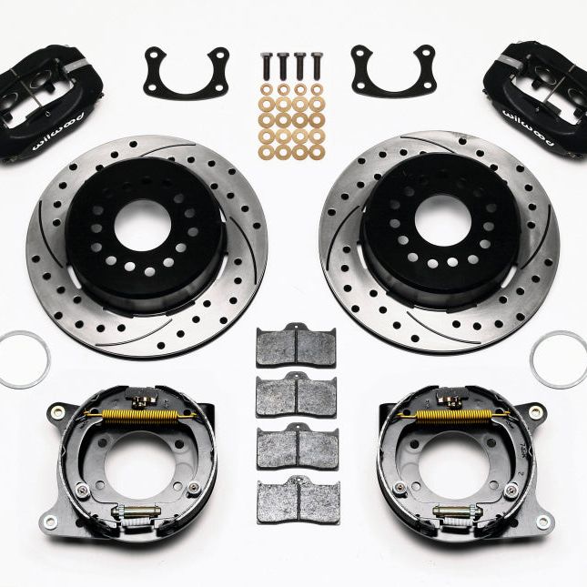 Wilwood 140-7140-D - WIL140-7140-D - Wilwood Forged Dynalite P/S Park Brake Kit Drilled New Big Ford 2.50in Offset - Shipped in Europe - Tuningsupply.com