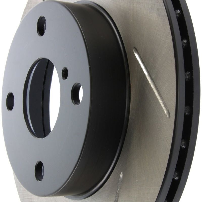 Stoptech 126.45034SR - STO126.45034SR - StopTech Power Slot 89-93 Mazda Miata SportStop Slotted Front Right Rotor - Shipped in Europe - Tuningsupply.com