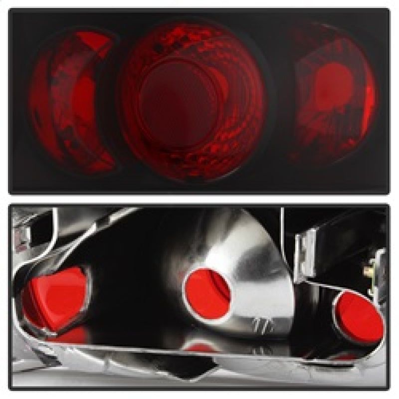 SPYDER 5000002 - SPY5000002 - Spyder 02-05 Audi A4 (Excl Convertible/Wagon) Euro Style Tail Lights - Black (ALT-YD-AA402-BK) - Shipped in Europe - Tuningsupply.com