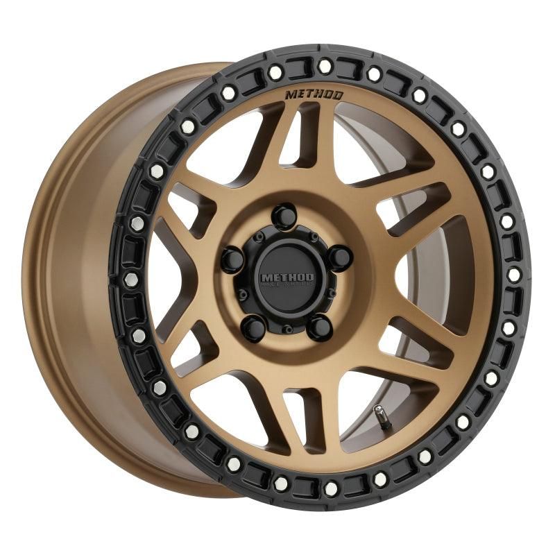 Method Wheels MR31278558900 - MRWMR31278558900 - Method MR312 17x8.5 0mm Offset 5x150 110.5mm CB Method Bronze/Black Street Loc Wheel - Shipped in Europe - Tuningsupply.com