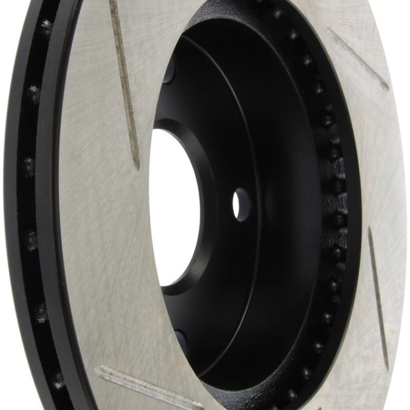 Stoptech 126.45034SL - STO126.45034SL - StopTech Power Slot 89-93 Mazda Miata SportStop Slotted Front Left Rotor - Shipped in Europe - Tuningsupply.com