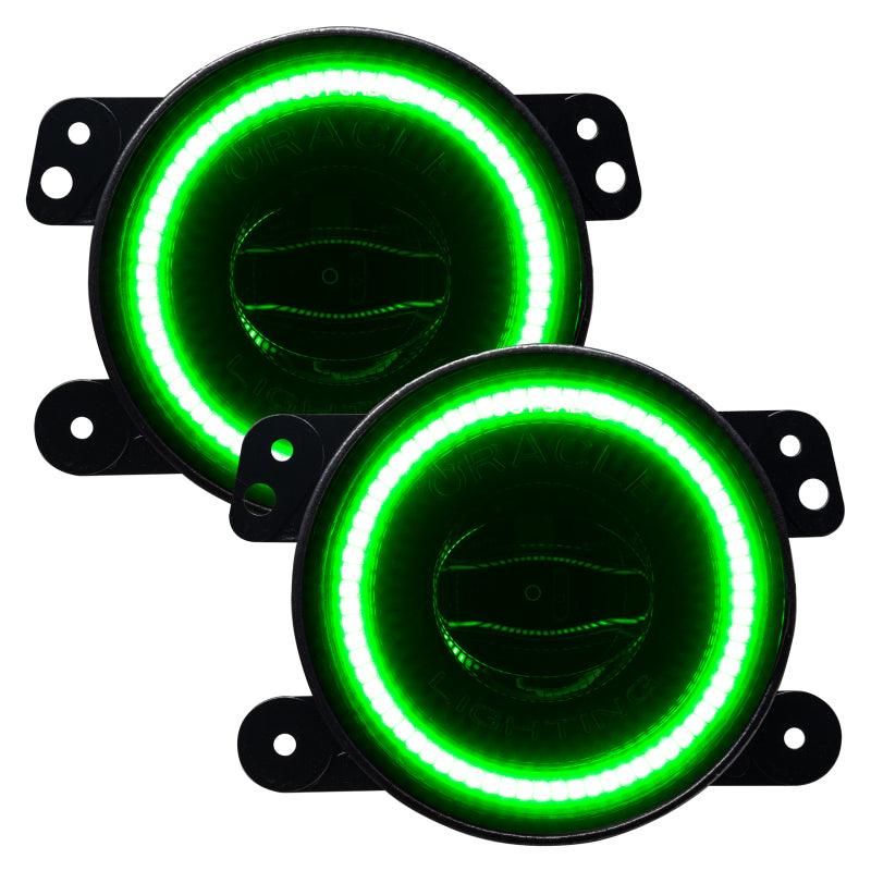 ORACLE Lighting 5846-332 - ORL5846-332 - Oracle Jeep Wrangler JK/JL/JT High Performance W LED Fog Lights - ColorSHIFT - Dynamic - Shipped in Europe - Tuningsupply.com
