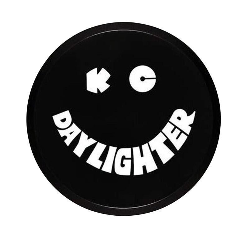 KC HiLiTES 5200 - KCL5200 - KC HiLiTES 6in. Round Hard Cover for Daylighter/SlimLite/Pro-Sport (Single) - Black w/White Smile - Shipped in Europe - Tuningsupply.com