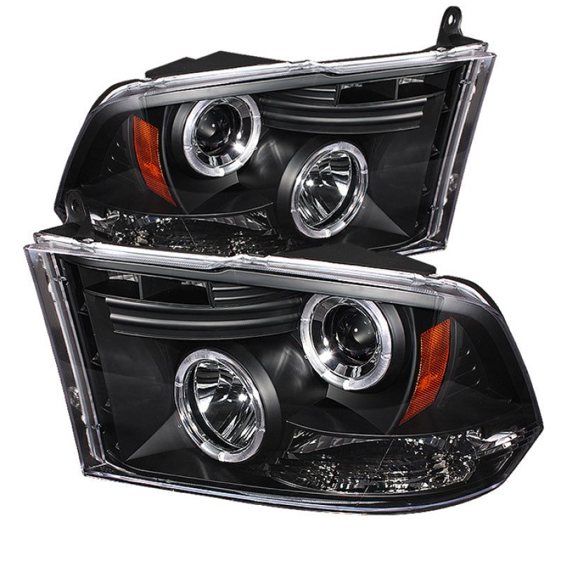 SPYDER 5010032 - SPY5010032 - Spyder Dodge Ram 1500 09-14 10-14 Projector Headlights Halogen- LED Halo LED - Blk PRO-YD-DR09-HL-BK - Shipped in Europe - Tuningsupply.com