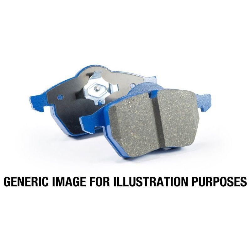 EBC DP51208NDX - EBCDP51208NDX - EBC 98-05 Porsche 911 (996) (Cast Iron Rotor only) 3.4 Carrera 2 Bluestuff Rear Brake Pads - Shipped in Europe - Tuningsupply.com