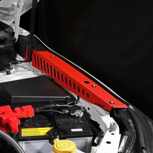 Perrin Performance PSP-ENG-551RD - PERPSP-ENG-551RD - PERRIN 22-25 Subaru WRX Fender Shroud Set - Red - Shipped in Europe - Tuningsupply.com