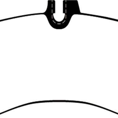 EBC DP42379R - EBCDP42379R - EBC 2018+ Porsche Cayenne (3rd Gen) 3.0L Turbo Yellowstuff Front Brake Pads - Shipped in Europe - Tuningsupply.com