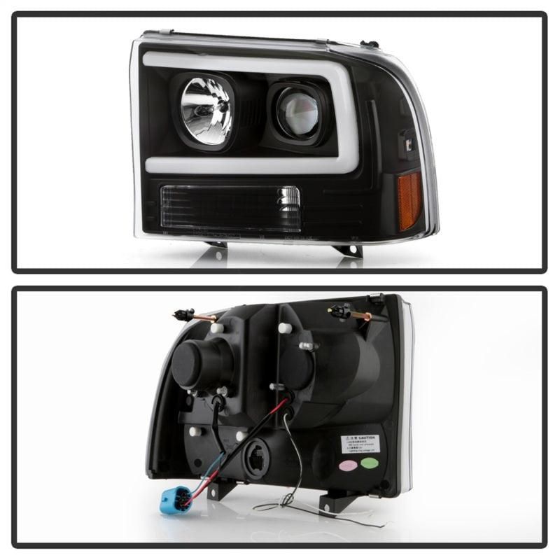 SPYDER 5088062 - SPY5088062 - Spyder Ford F-250 99-04/Excursion 00-04 1 Piece LED Headlights - Black PRO-YD-FF25099V2PL-BK - Shipped in Europe - Tuningsupply.com