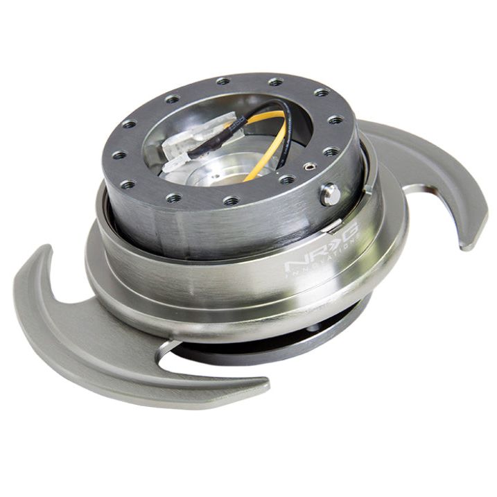 NRG SRK-650GM - NRGSRK-650GM - NRG Quick Release Kit Gen 3.0 - Gunmetal Body / Gunmetal Ring w/Handles - Shipped in Europe - Tuningsupply.com