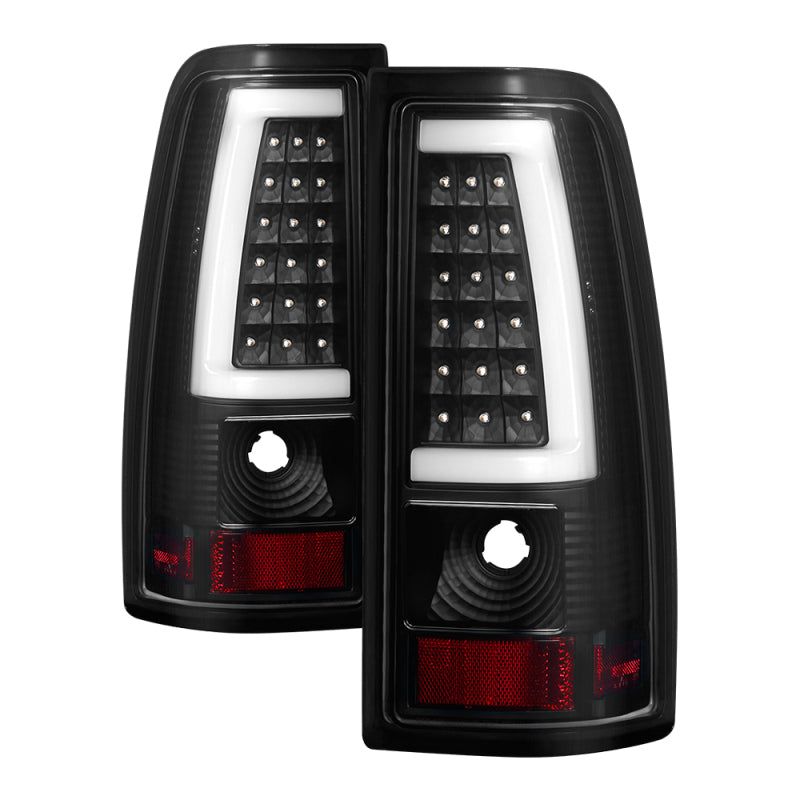 SPYDER 9038761 - SPY9038761 - xTune Chevy Silverado 1500/2500/3500 99-02 / Version 3 Tail Lights Black ALT-ON-CS99V3-LBLED-BK - Shipped in Europe - Tuningsupply.com