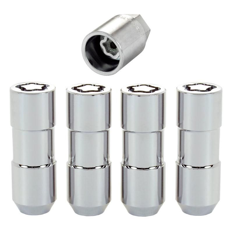 McGard 24134 - MCG24134 - McGard Wheel Lock Nut Set - 4pk. (Cone Seat Duplex) 9/16-18 / 7/8 Hex / 2.5in. Length - Chrome - Shipped in Europe - Tuningsupply.com