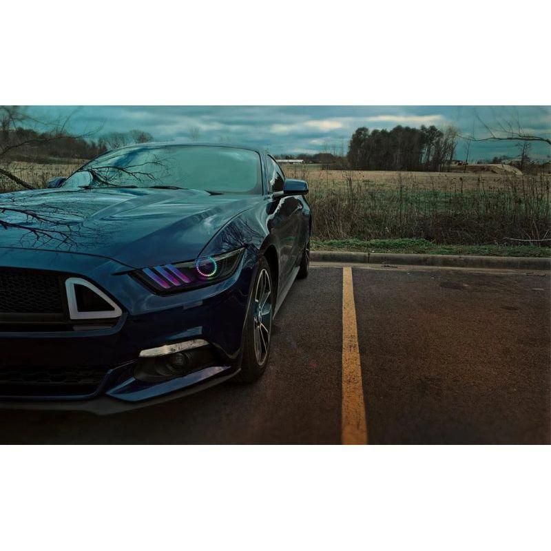 ORACLE Lighting 1335-332 - ORL1335-332 - Oracle 15-17 Ford Mustang V6/GT/Shelby Dynamic DRL w/ Halo Kit - ColorSHIFT - Dynamic - Shipped in Europe - Tuningsupply.com